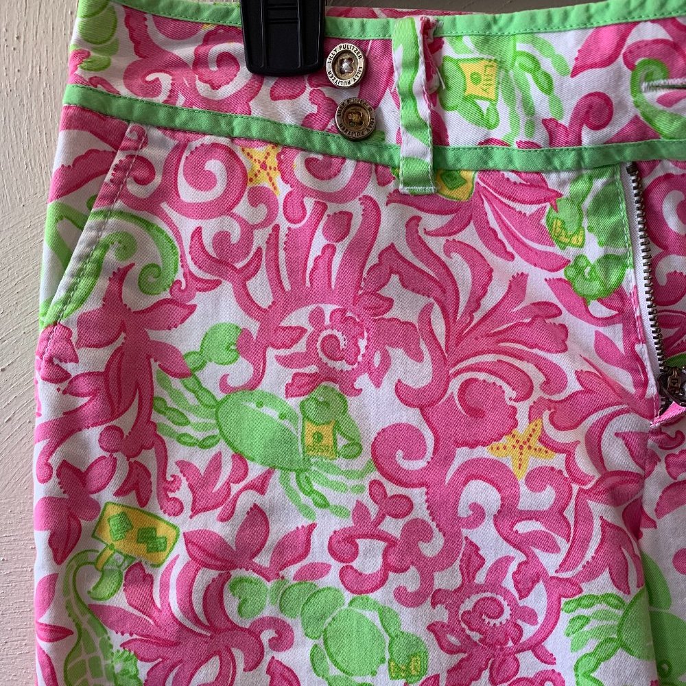 Lily  Pulitzer Palm Beach Fit Sea Creature Shorts - Picture 4 of 5